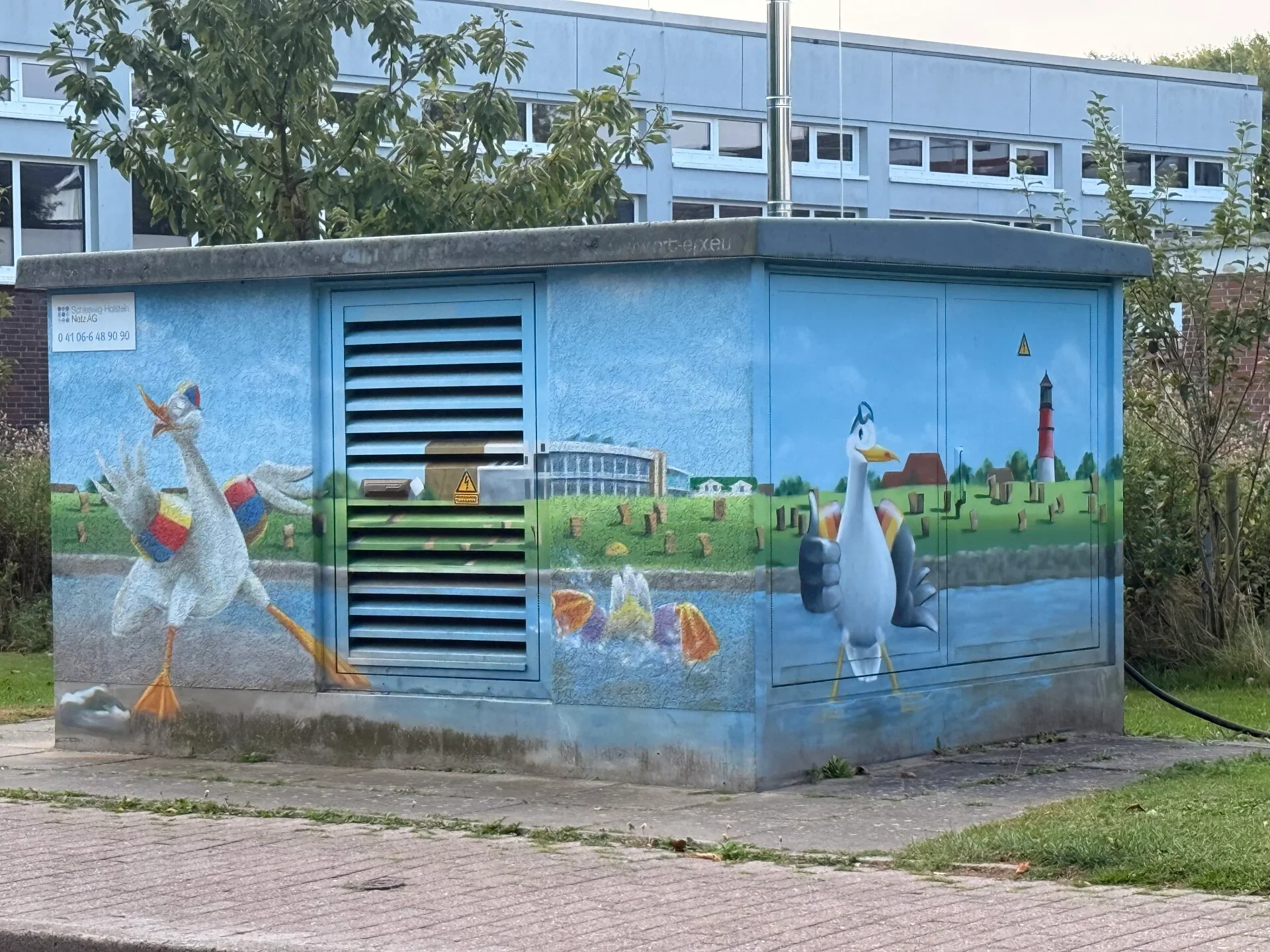 Büsum Stromkasten Kunstwerk